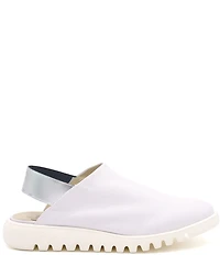 Amalfi Elettrona Leather Comfort Slingback Clogs