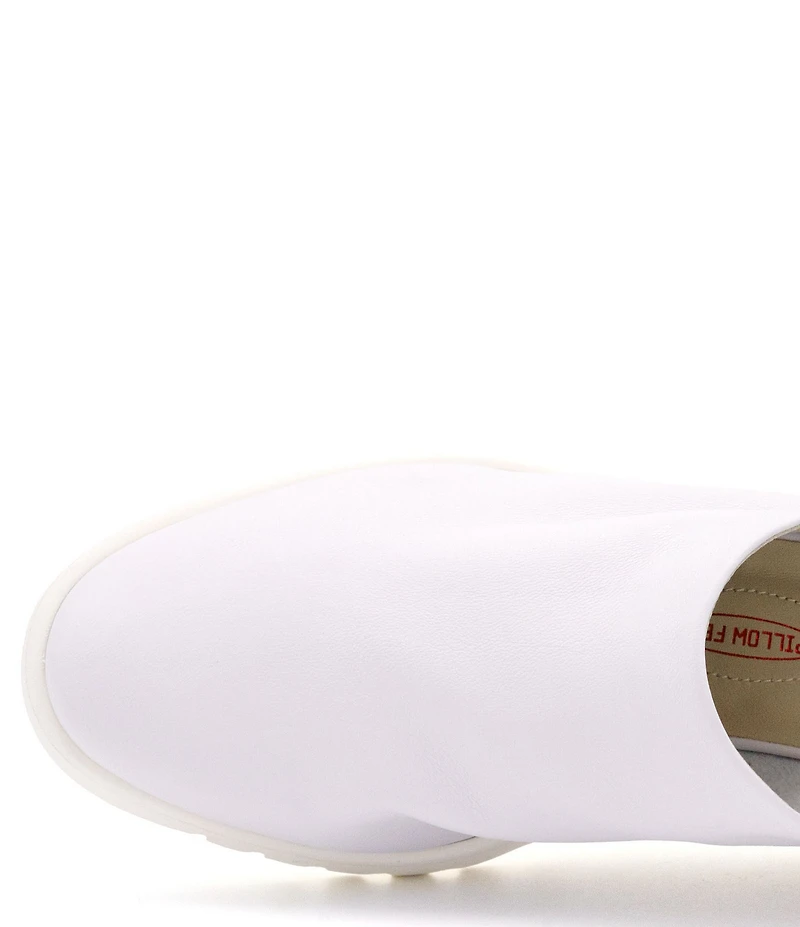 Amalfi Elettrona Leather Comfort Slingback Clogs