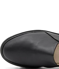 Amalfi Enfasi Leather Lugged Platform Slip On Loafers