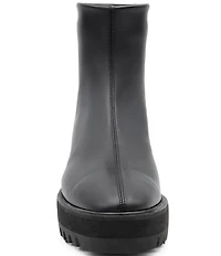 Amalfi Ermanno Stretch Leather Platform Booties