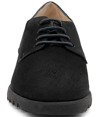 Amalfi Esatta Perforated Suede Lug Oxfords