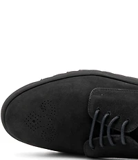 Amalfi Esatta Perforated Suede Lug Oxfords
