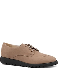 Amalfi Esatta Perforated Suede Lug Oxfords
