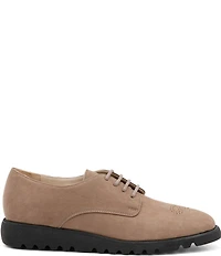Amalfi Esatta Perforated Suede Lug Oxfords