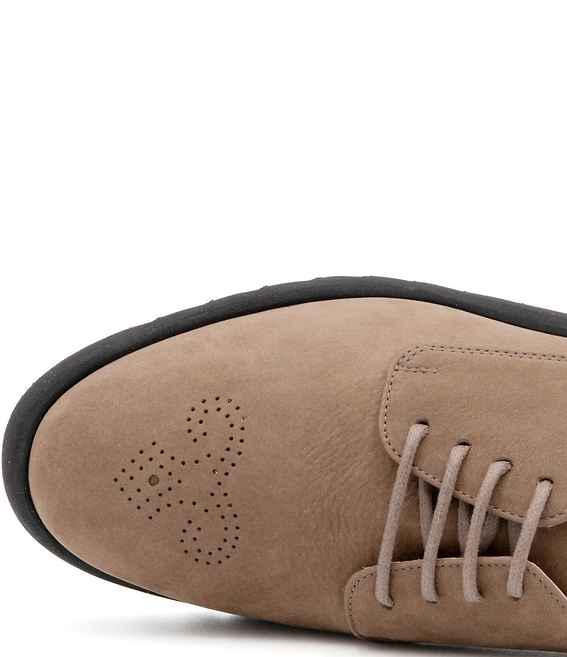 Amalfi Esatta Perforated Suede Lug Oxfords