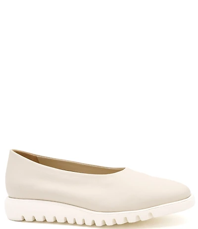 Amalfi Estate Leather Lug Ballet Flats
