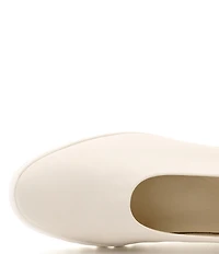 Amalfi Estate Leather Lug Ballet Flats