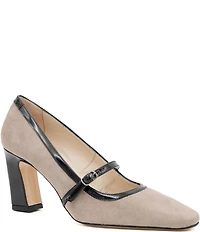 Amalfi Flavio Suede Mary Jane Pumps