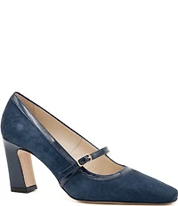 Amalfi Flavio Suede Mary Jane Pumps