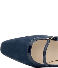 Amalfi Flavio Suede Mary Jane Pumps