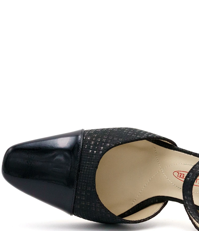 Amalfi Florentia Leather Ankle Strap Pumps