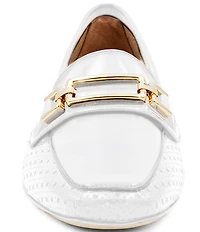 Amalfi Gabbanella Leather Ornamented Loafers