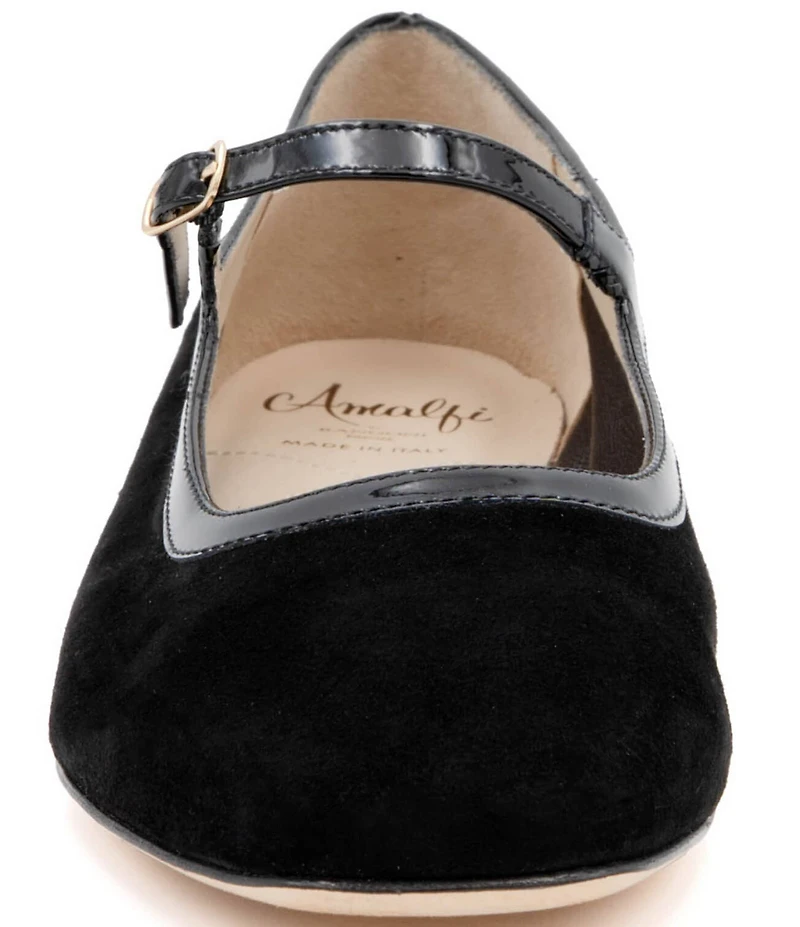 Amalfi Galba Suede Mary Jane Flats