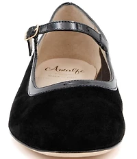 Amalfi Galba Suede Mary Jane Flats