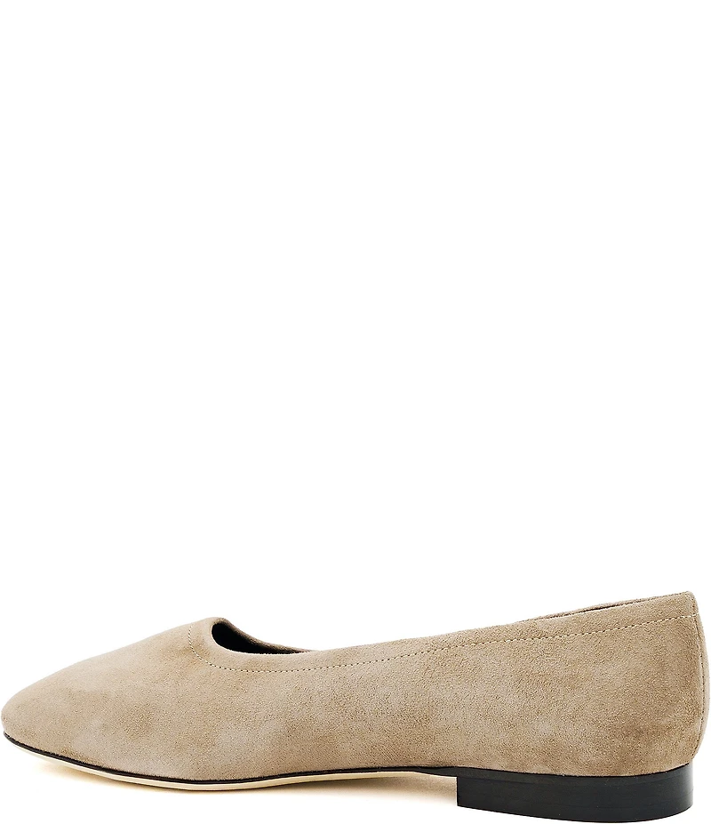 Amalfi Galeone Cashmere Suede Dress Flats