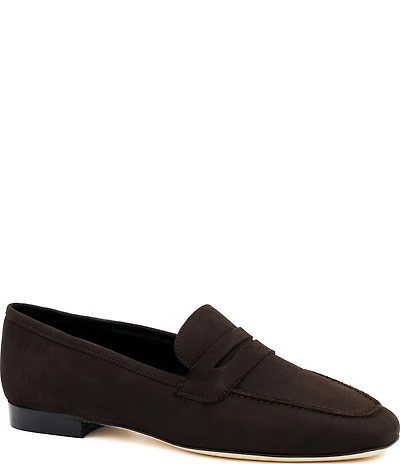 Amalfi Ganzo Nubuck Suede Penny Loafers