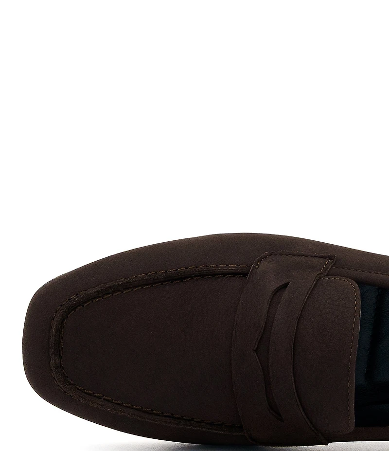 Amalfi Ganzo Nubuck Suede Penny Loafers