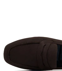 Amalfi Ganzo Nubuck Suede Penny Loafers