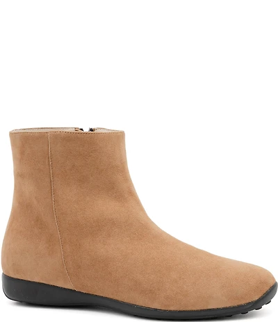 Amalfi Jade Suede Casual Booties