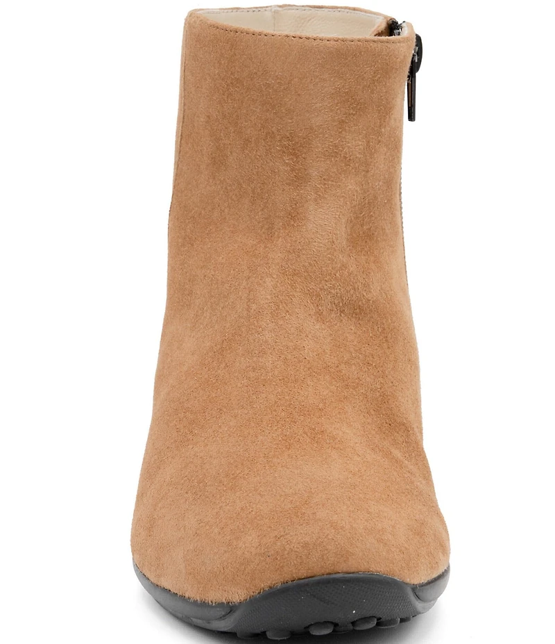 Amalfi Jade Suede Casual Booties