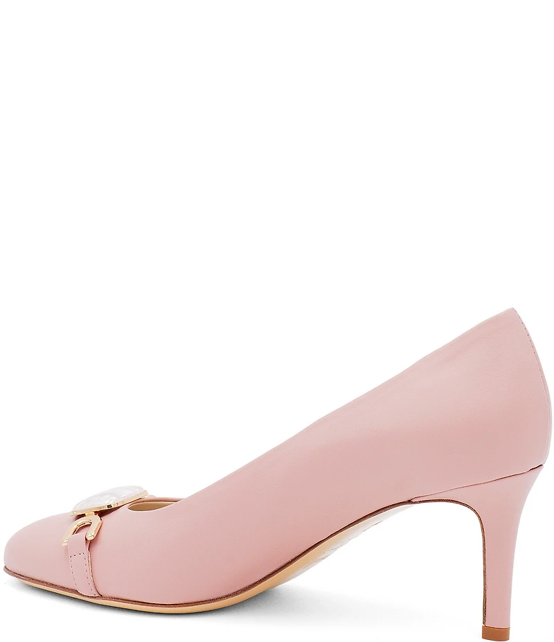 Amalfi Lancetta Leather Ornamented Pumps