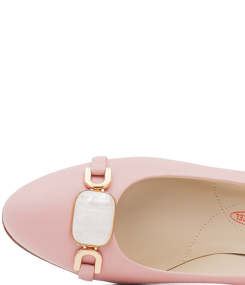 Amalfi Lancetta Leather Ornamented Pumps