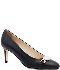 Amalfi Lancetta Leather Ornamented Pumps