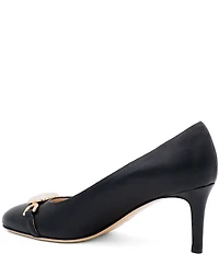 Amalfi Lancetta Leather Ornamented Pumps
