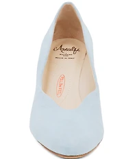 Amalfi Lauda Suede Pointed Toe Pumps