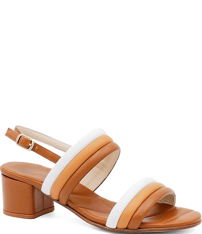 Amalfi Macedonia Leather Slingback Sandals