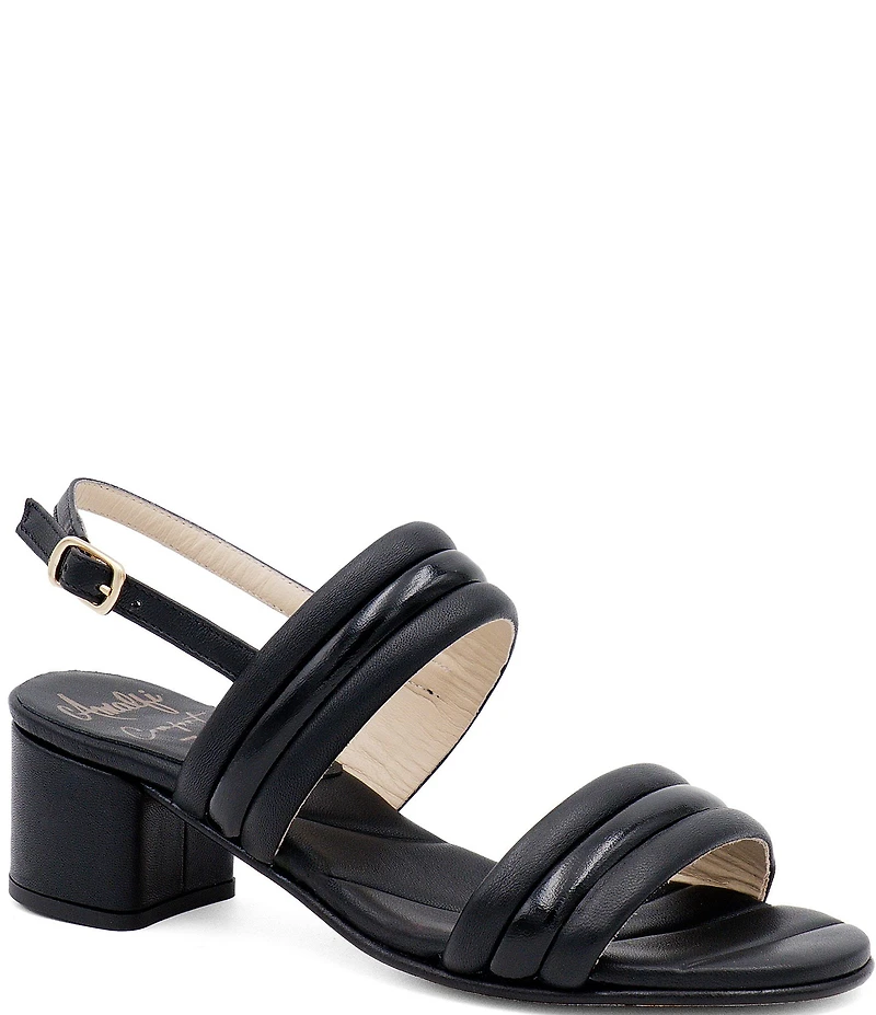 Amalfi Macedonia Leather Slingback Sandals