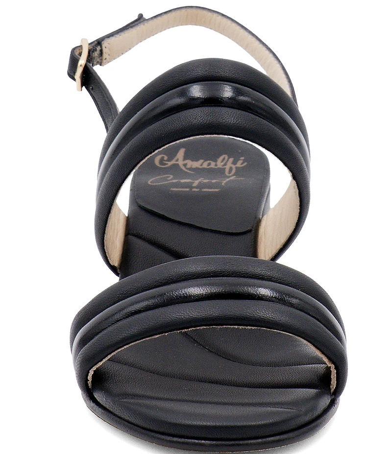 Amalfi Macedonia Leather Slingback Sandals