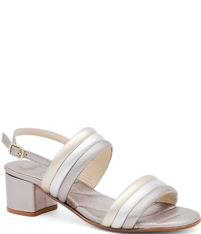 Amalfi Macedonia Leather Slingback Sandals