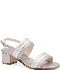 Amalfi Macedonia Leather Slingback Sandals