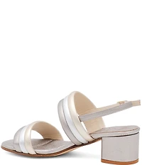 Amalfi Macedonia Leather Slingback Sandals
