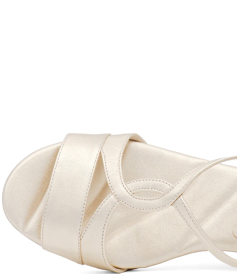 Amalfi Mago Leather Criss Cross Dress Sandals