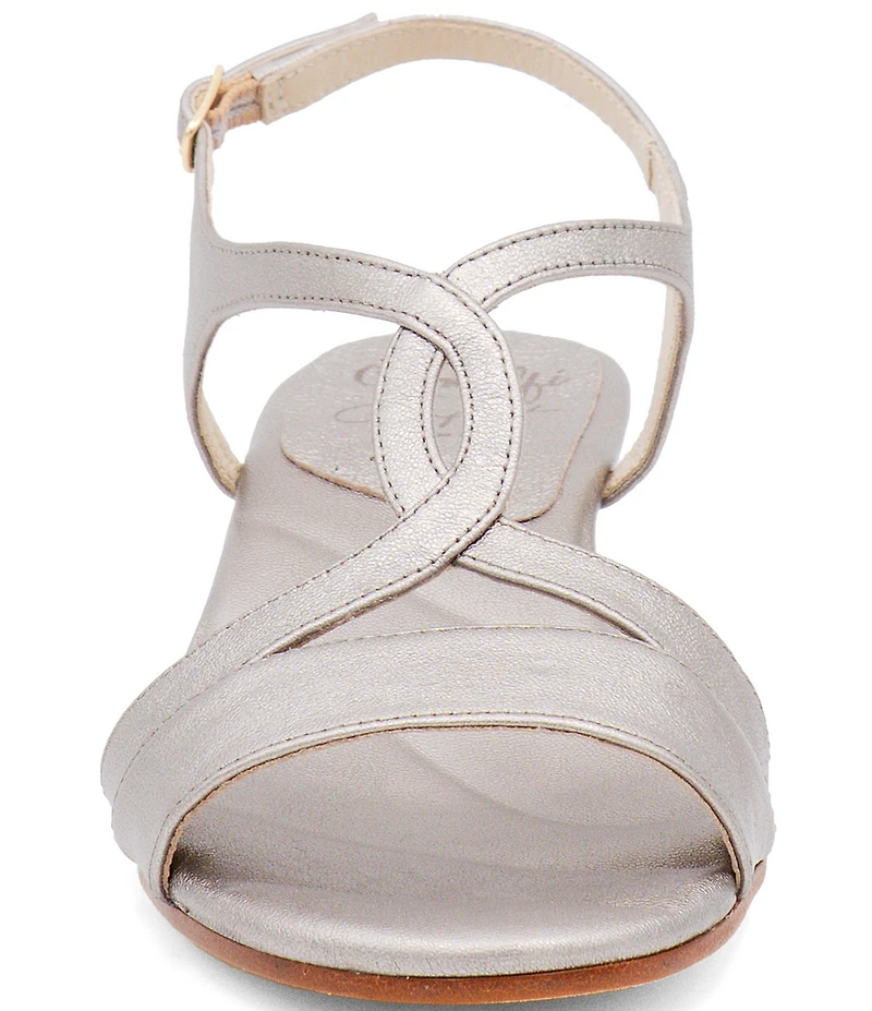 Amalfi Mago Leather Criss Cross Dress Sandals
