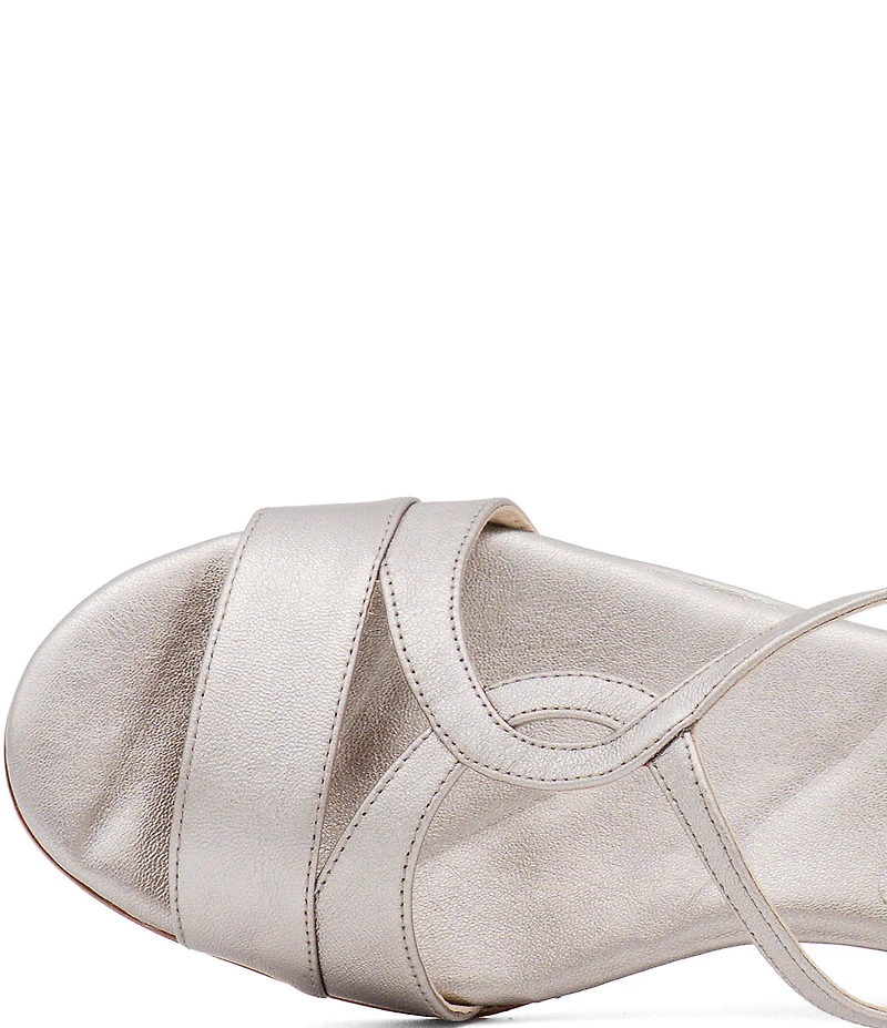 Amalfi Mago Leather Criss Cross Dress Sandals