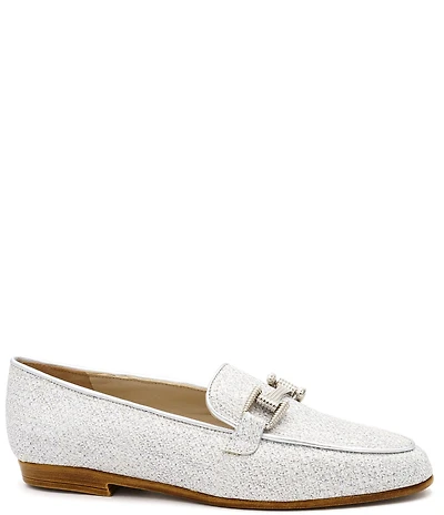 Amalfi Ode Leather Bit Buckle Detail Loafers