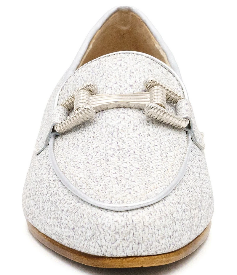 Amalfi Ode Leather Bit Buckle Detail Loafers