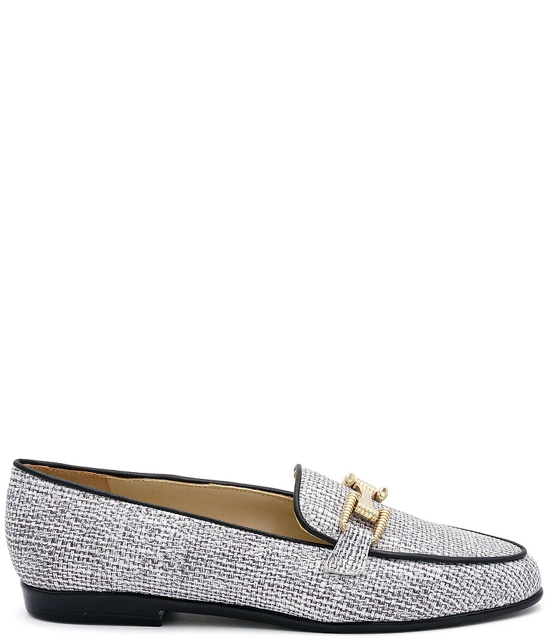 Amalfi Ode Leather Bit Buckle Detail Loafers