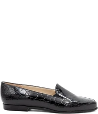 Amalfi Osiride Croco Printed Leather Dress Loafers
