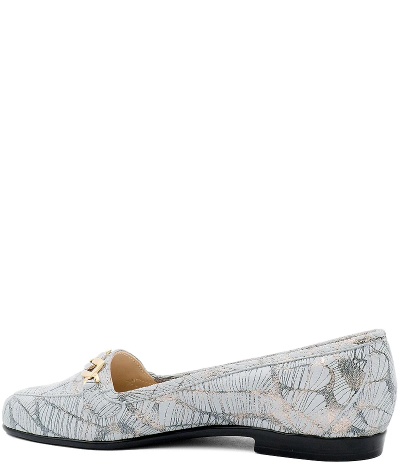 Amalfi Oste Leather Chain Loafers