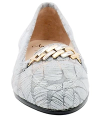 Amalfi Oste Leather Chain Loafers