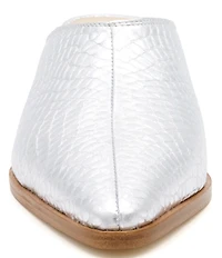 Amalfi Pensiero Woven Metallic Leather Mules