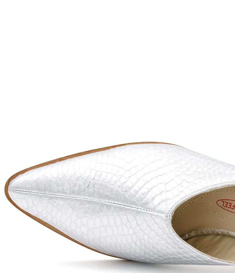Amalfi Pensiero Woven Metallic Leather Mules