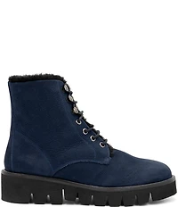 Amalfi Rivoli Nubuck Suede Lace Up Platform Booties