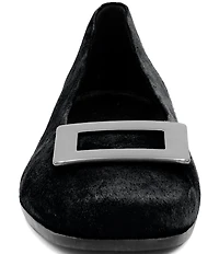 Amalfi Sabino Suede Buckle Ornament Slip On Flats