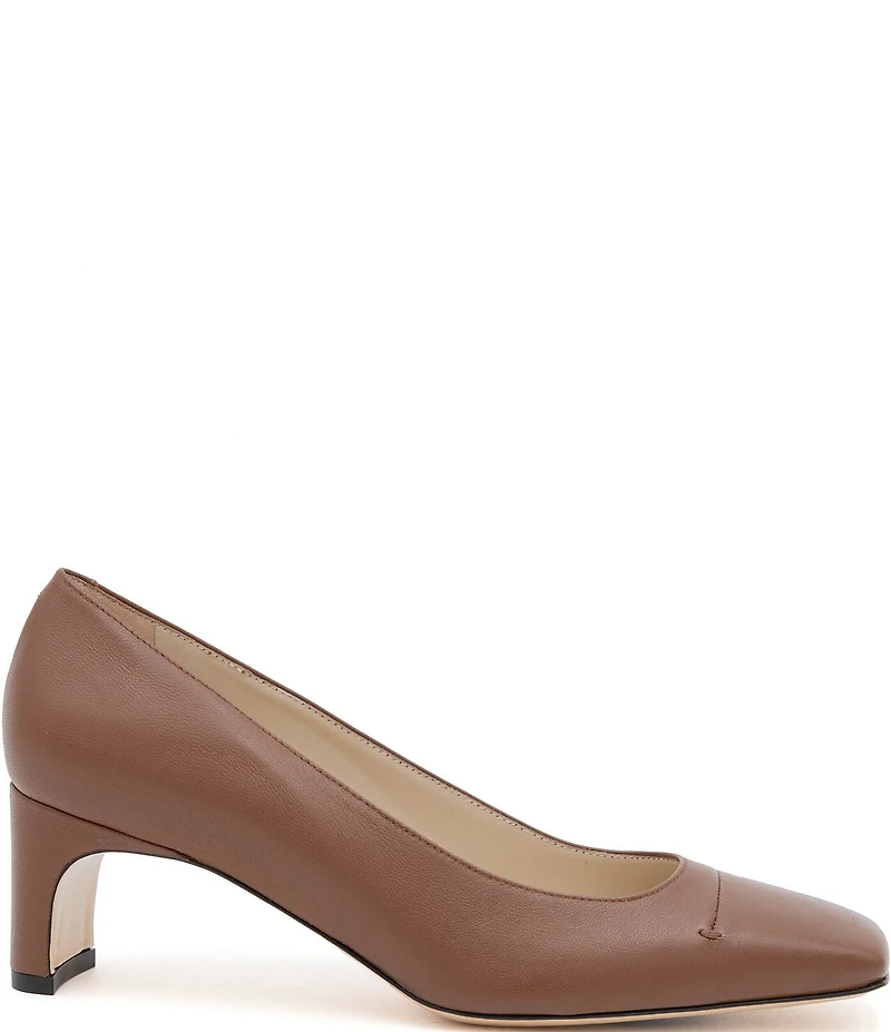 Amalfi Serapide Leather Stitched Vamp Pumps