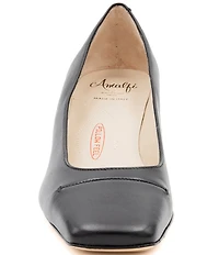 Amalfi Serapide Leather Stitched Vamp Pumps